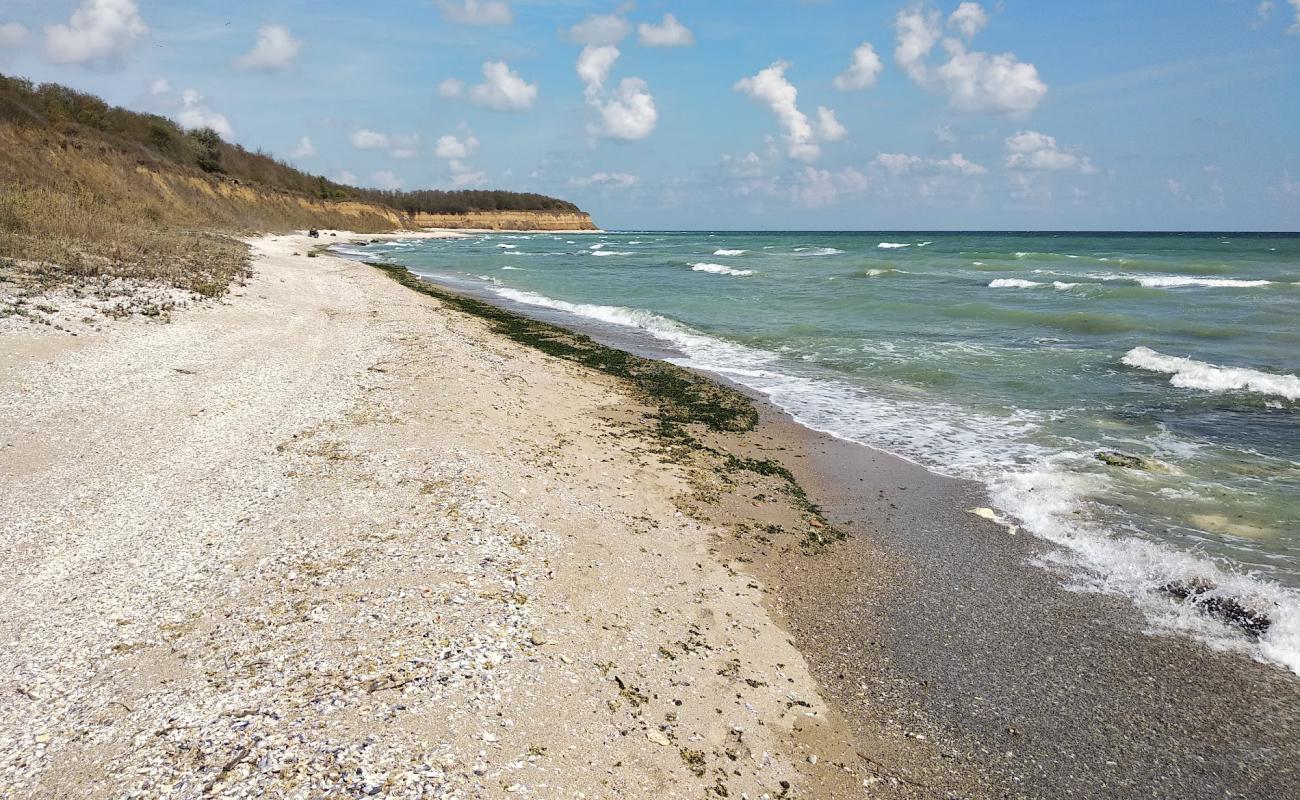Durankulak beach'in fotoğrafı bej kabuklu kum yüzey ile