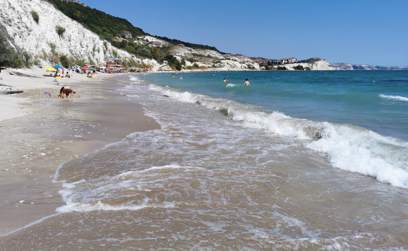 Cybele beach'in fotoğrafı parlak kum yüzey ile