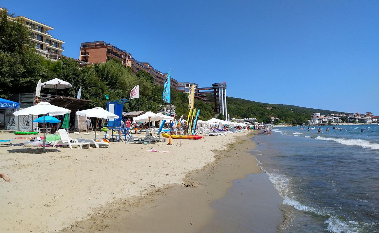 Paradise beach'in fotoğrafı beyaz kum yüzey ile