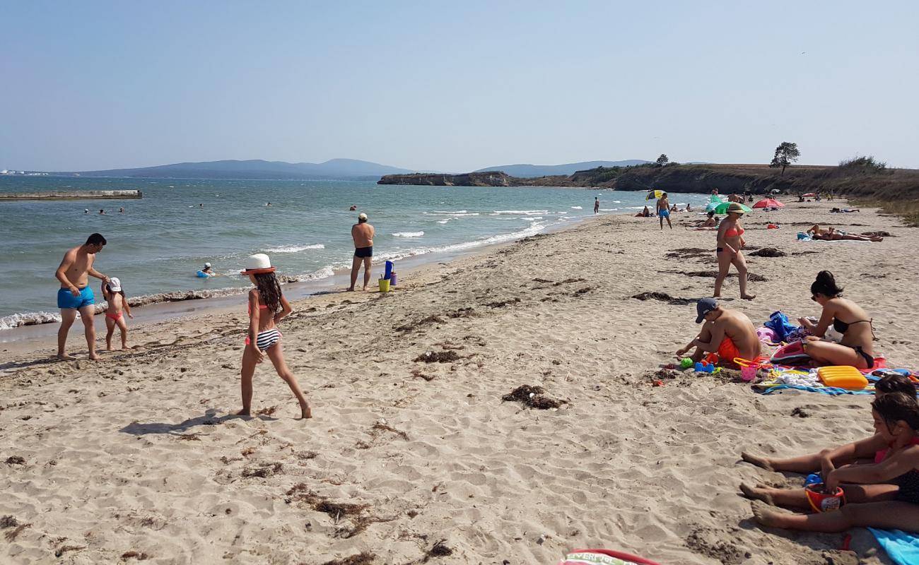 Nose Foros beach'in fotoğrafı parlak kum yüzey ile