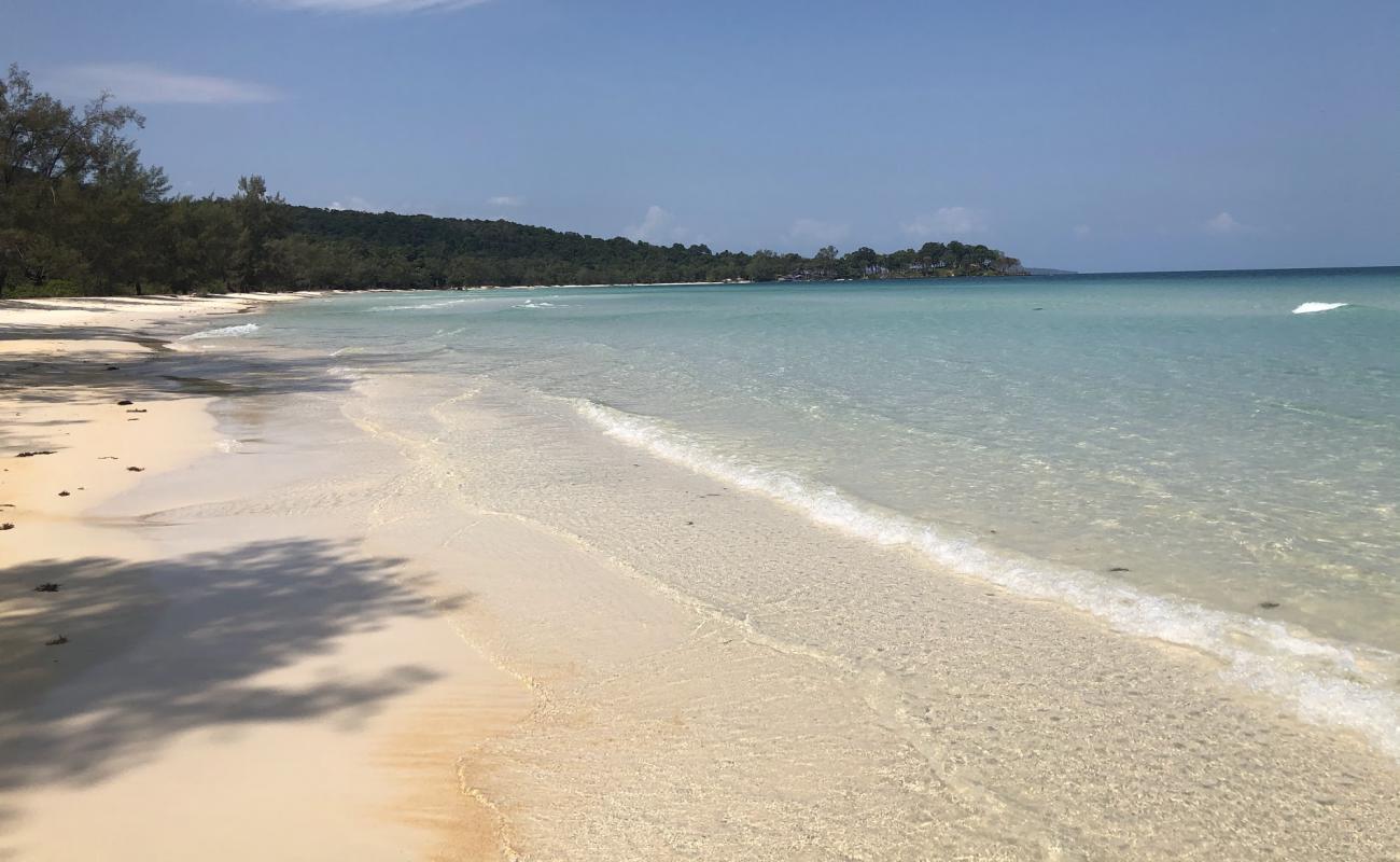 Clear Water Bay'in fotoğrafı parlak kum yüzey ile