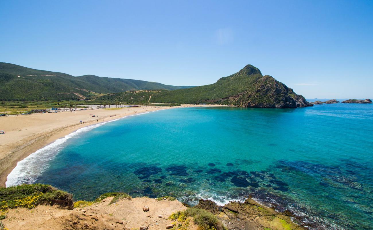 Plage Medegh 1'in fotoğrafı parlak kum yüzey ile