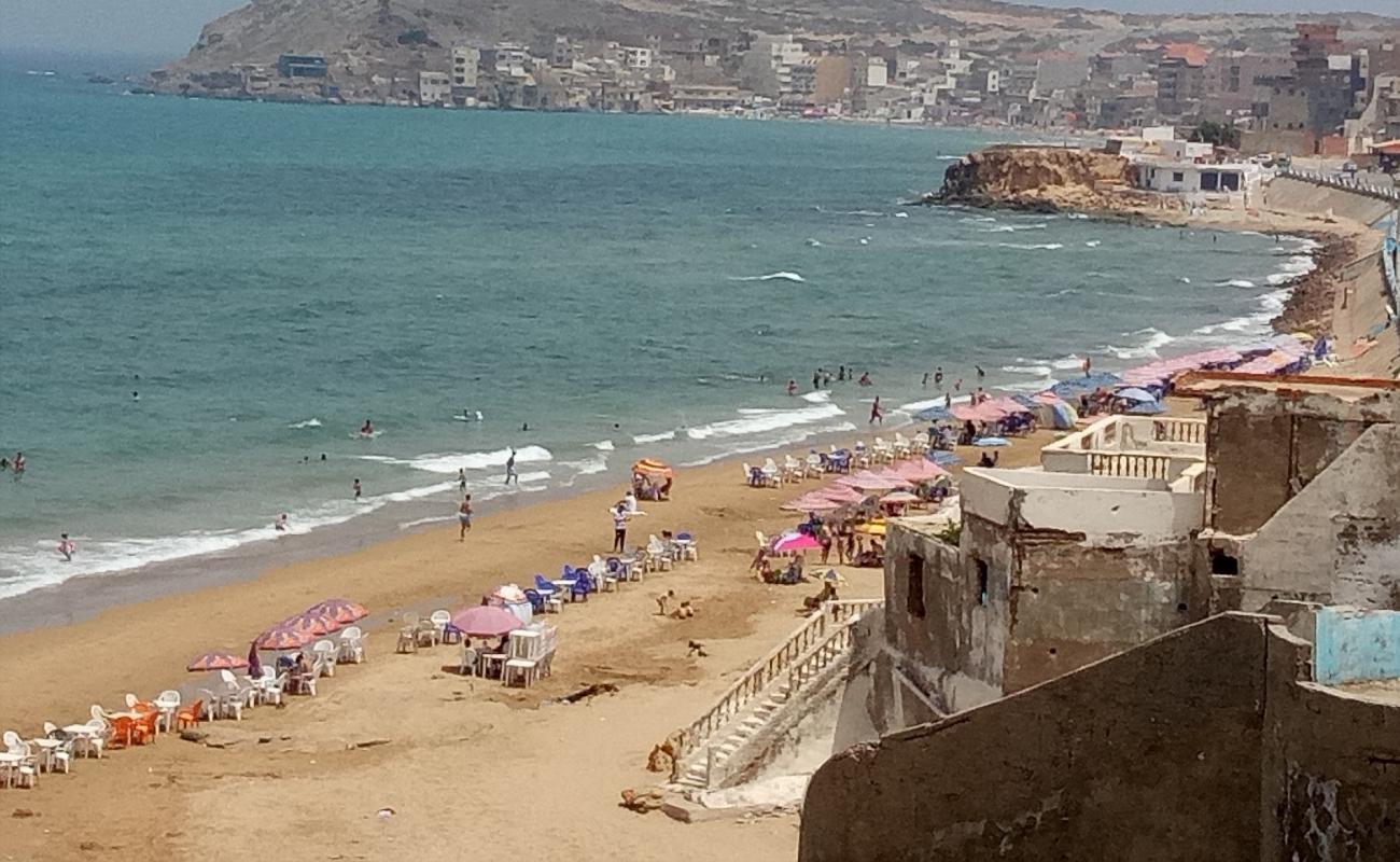 Plage Bomo'in fotoğrafı parlak kum yüzey ile