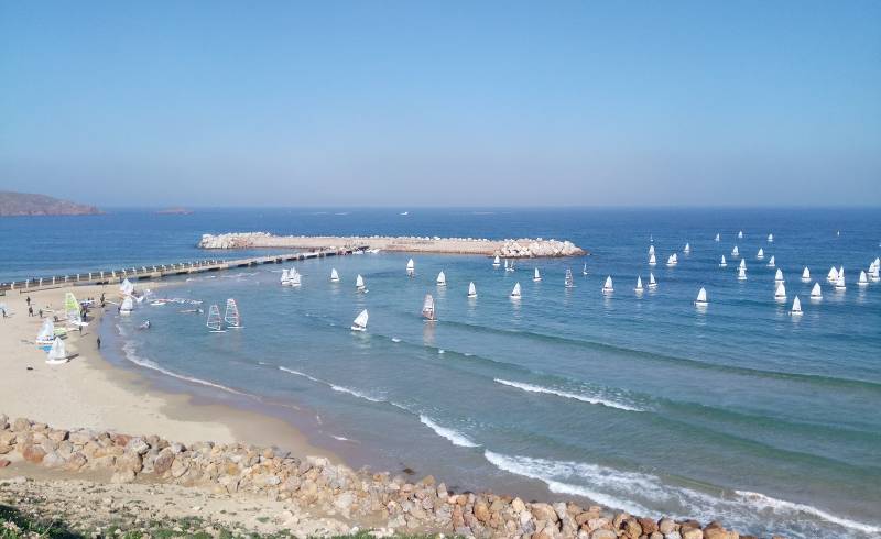 Les Dunes Plage'in fotoğrafı parlak kum yüzey ile