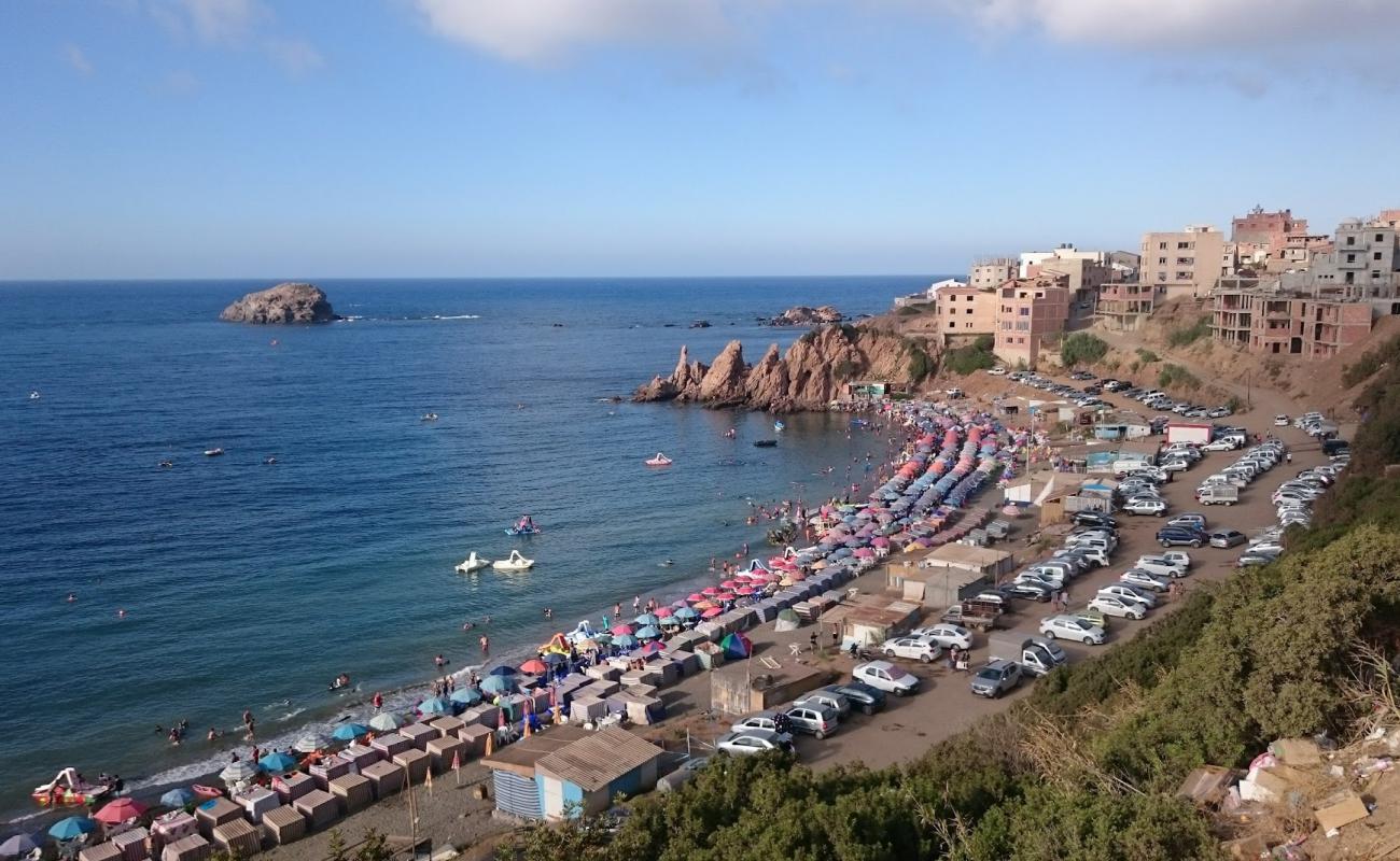 Plage Bleu'in fotoğrafı hafif ince çakıl taş yüzey ile