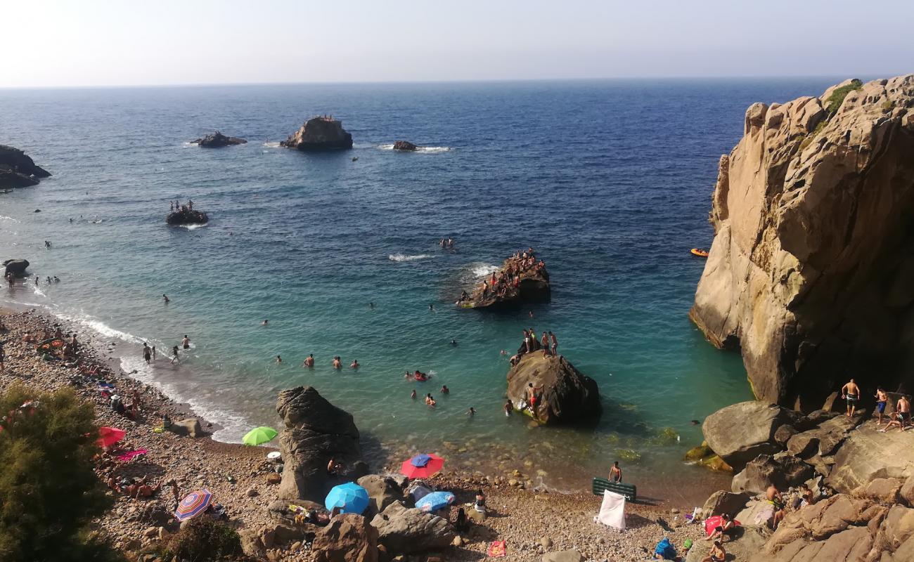 Plage tiza'in fotoğrafı kahverengi çakıl yüzey ile