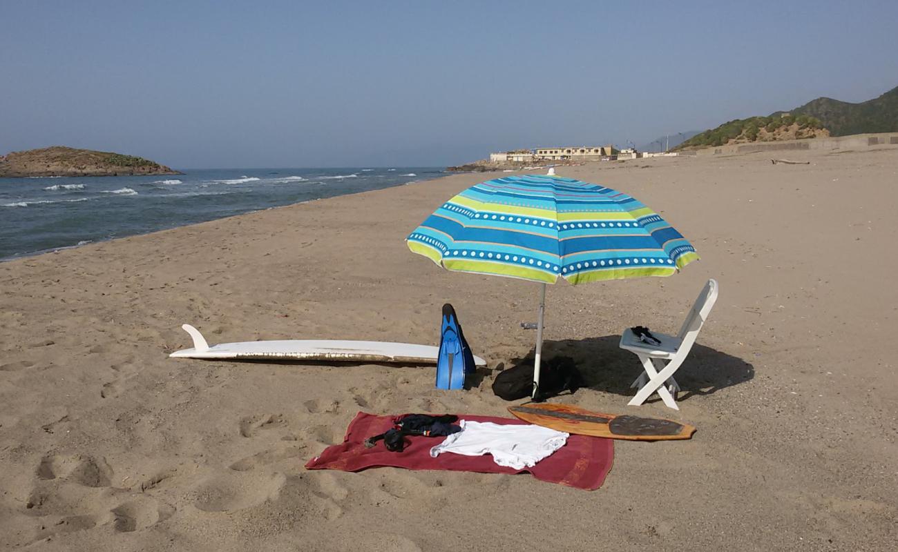 Plage Sidi Abdelaziz'in fotoğrafı parlak kum yüzey ile