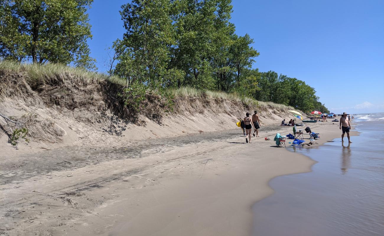 Long Point Public Beach'in fotoğrafı parlak kum yüzey ile