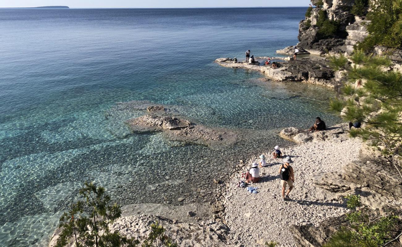 Indian Head Cove'in fotoğrafı taşlar yüzey ile