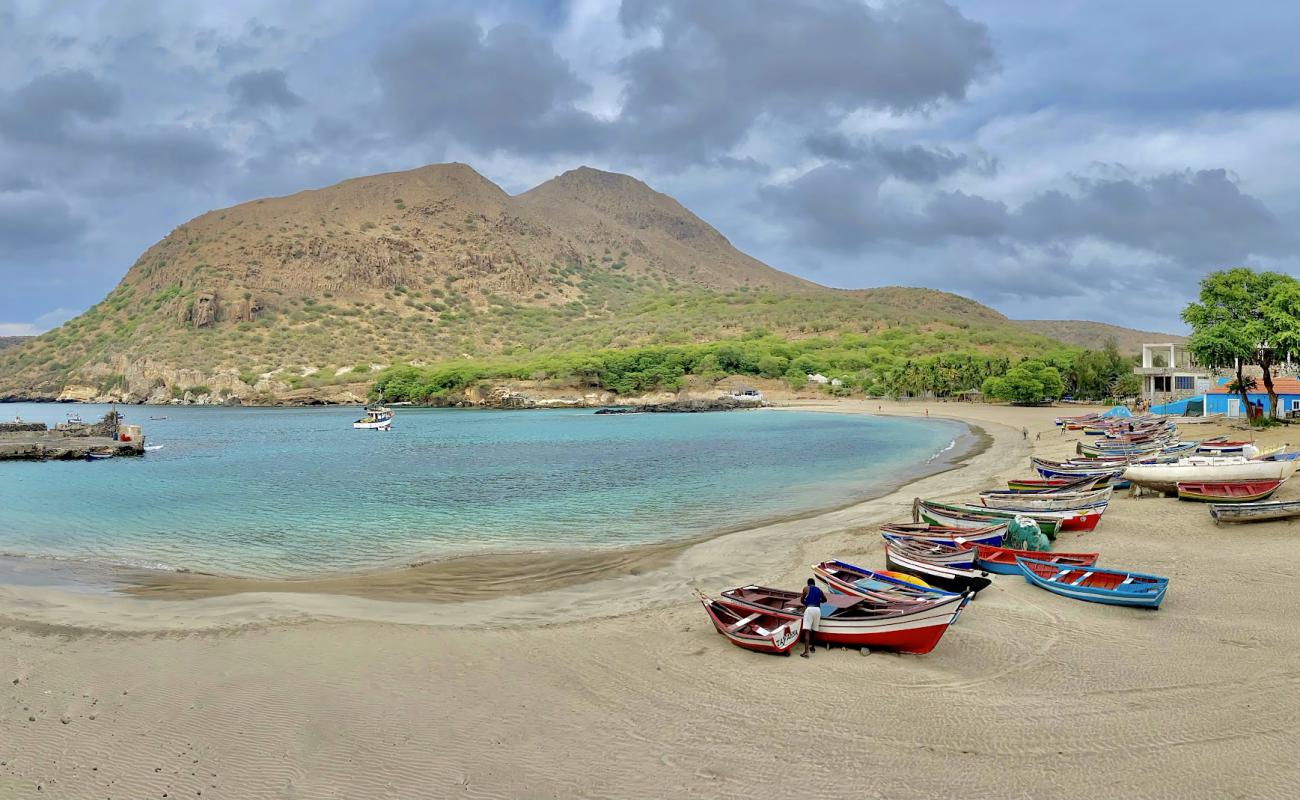 Tarrafal Beach'in fotoğrafı parlak ince kum yüzey ile