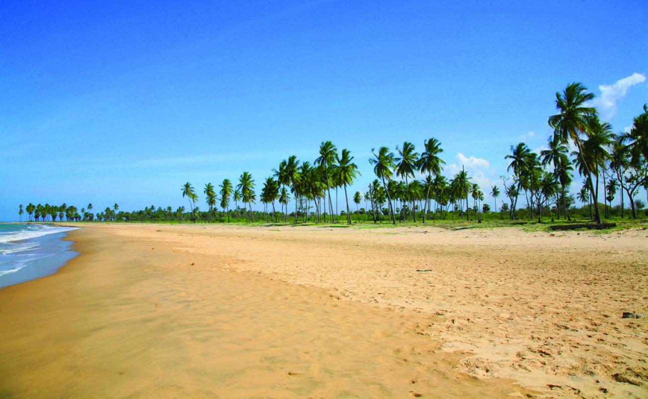Palchenai Beach'in fotoğrafı i̇nce bej kum yüzey ile