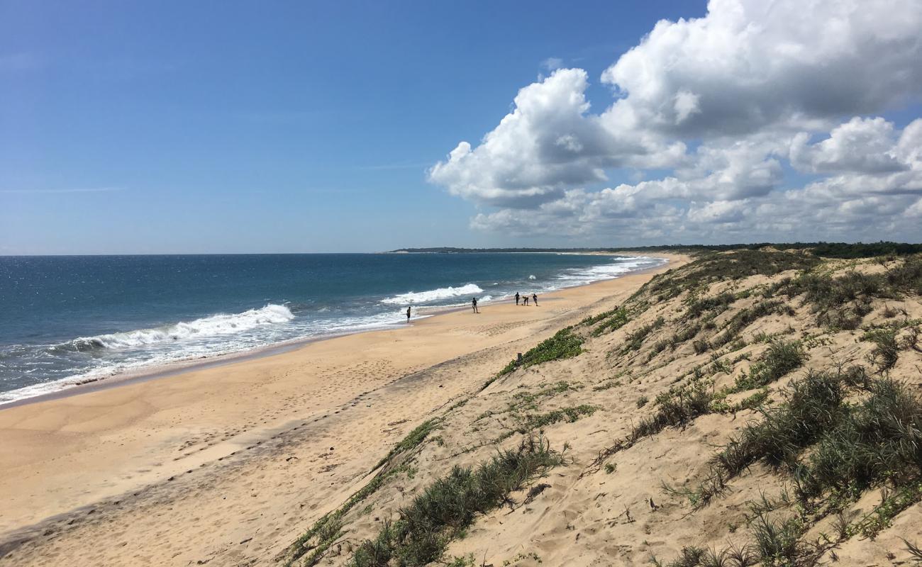 Panama Central Beach'in fotoğrafı parlak ince kum yüzey ile