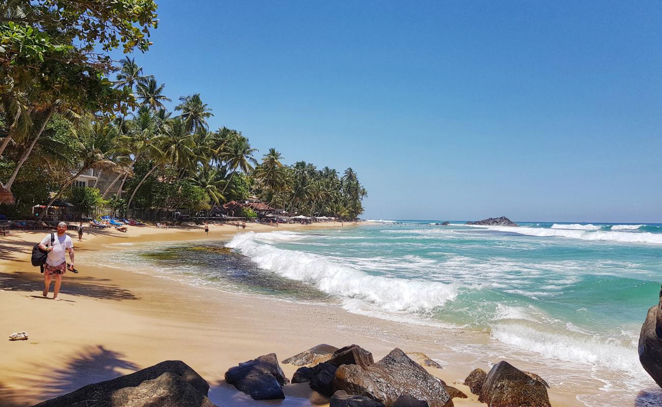 Dalawella Beach'in fotoğrafı parlak ince kum yüzey ile