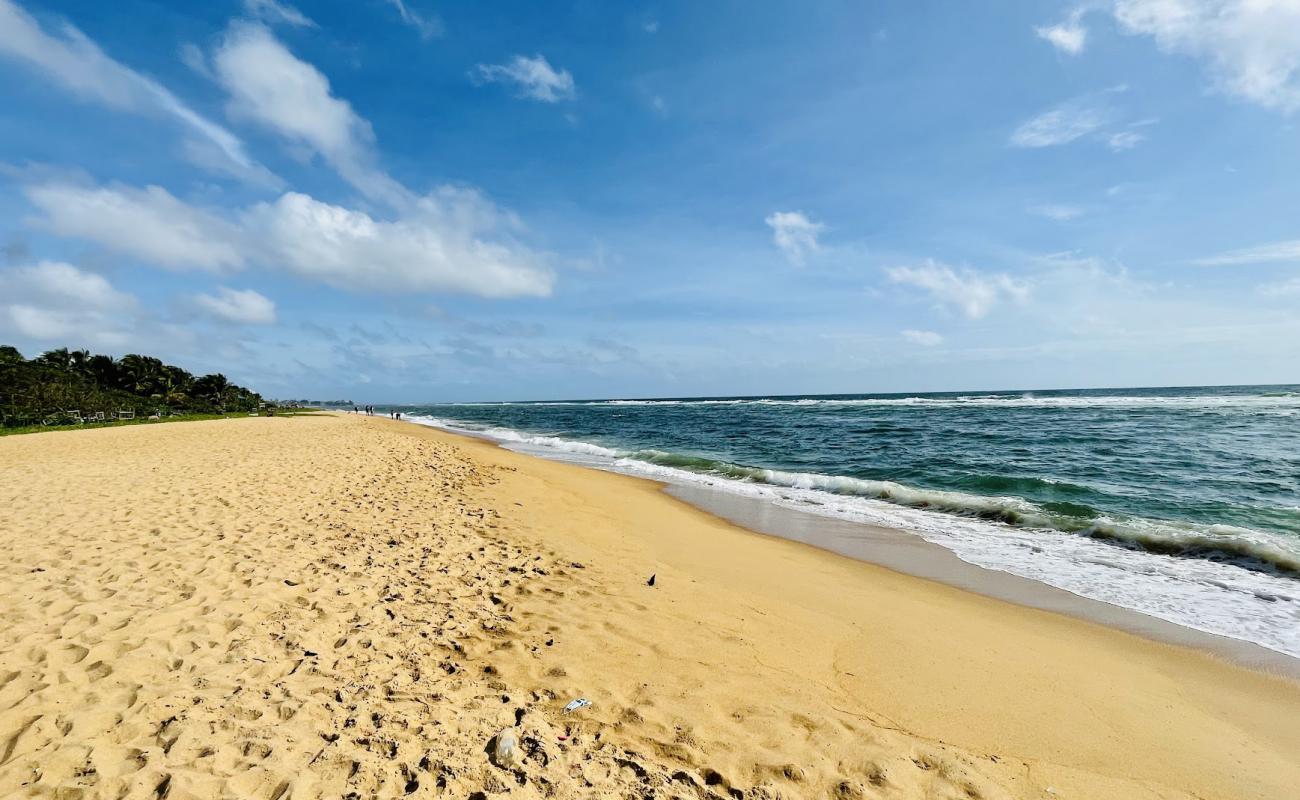 Mount Laviniya Beach'in fotoğrafı parlak kum yüzey ile