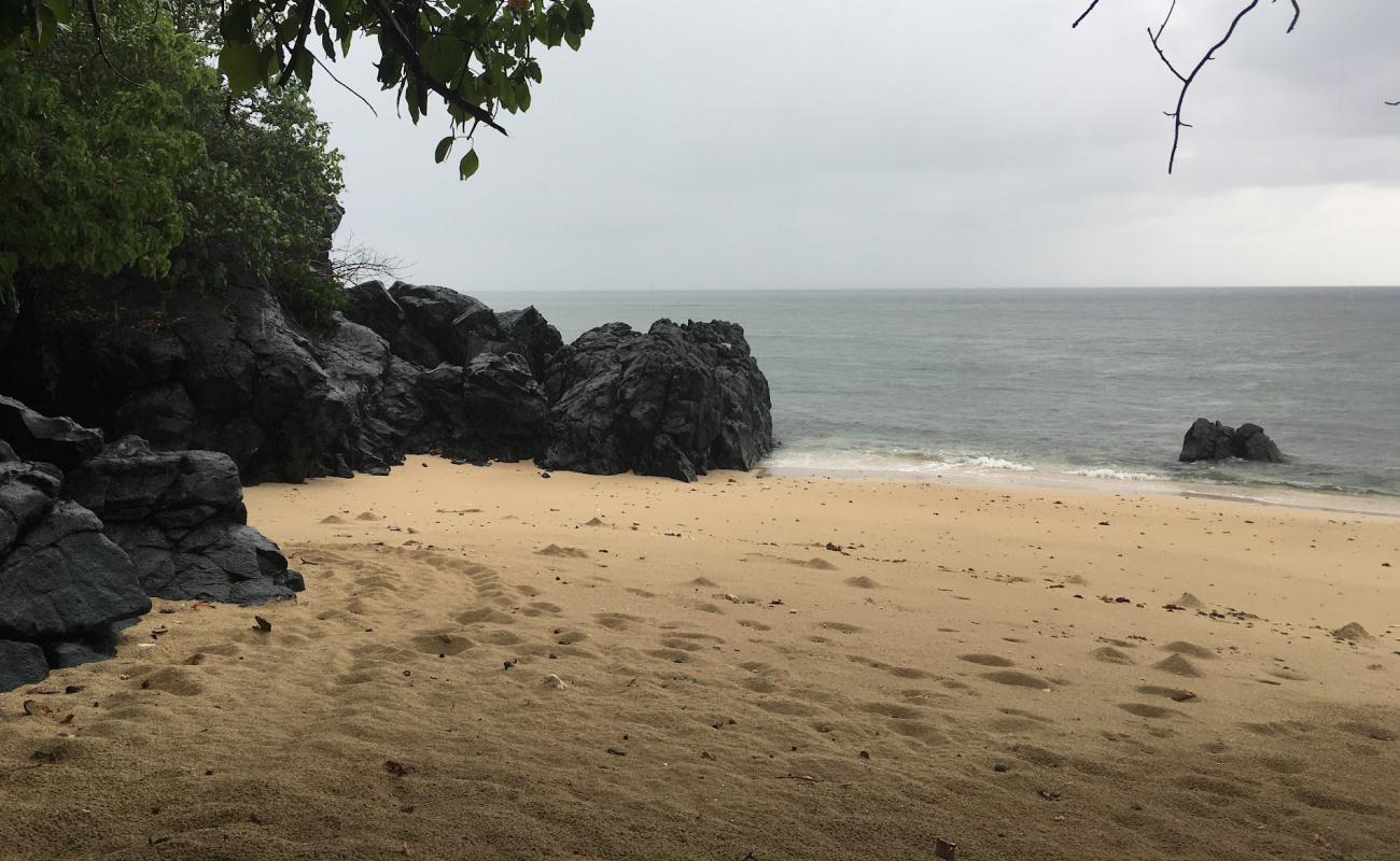 Mtsimbatsou Beach'in fotoğrafı parlak ince kum yüzey ile