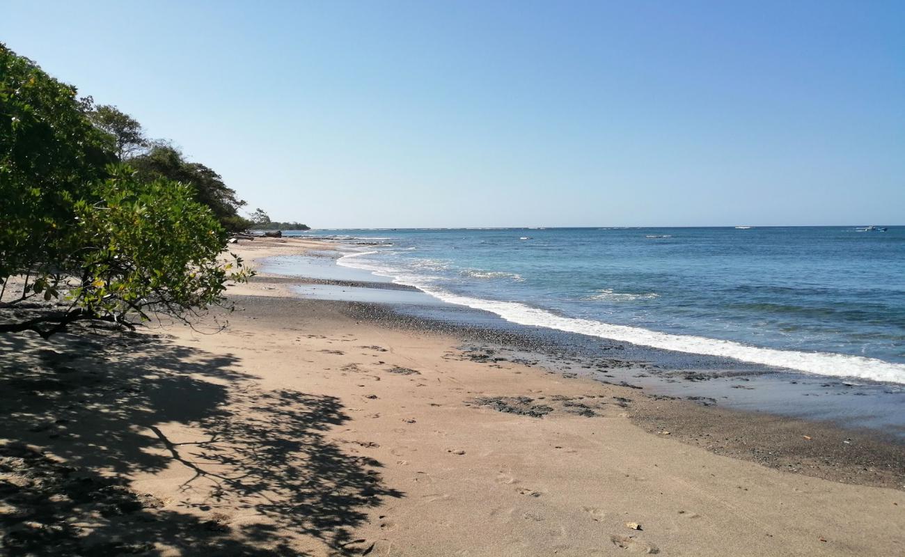 Playa Lagartillo'in fotoğrafı bej kum ve kayalar yüzey ile