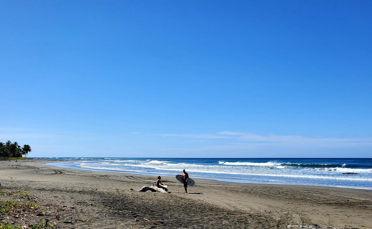 Marbella Beach'in fotoğrafı gri kum yüzey ile