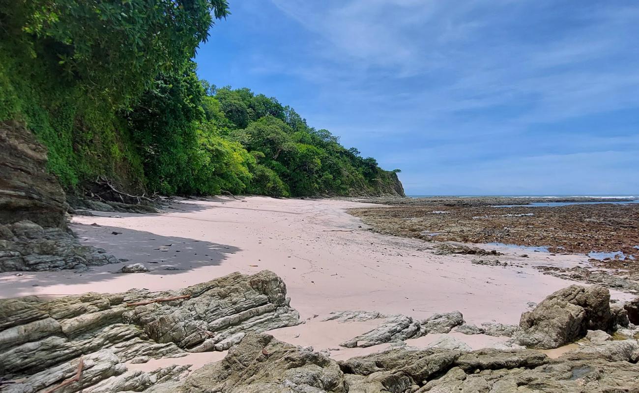 Playa Rosada'in fotoğrafı bej kum ve kayalar yüzey ile