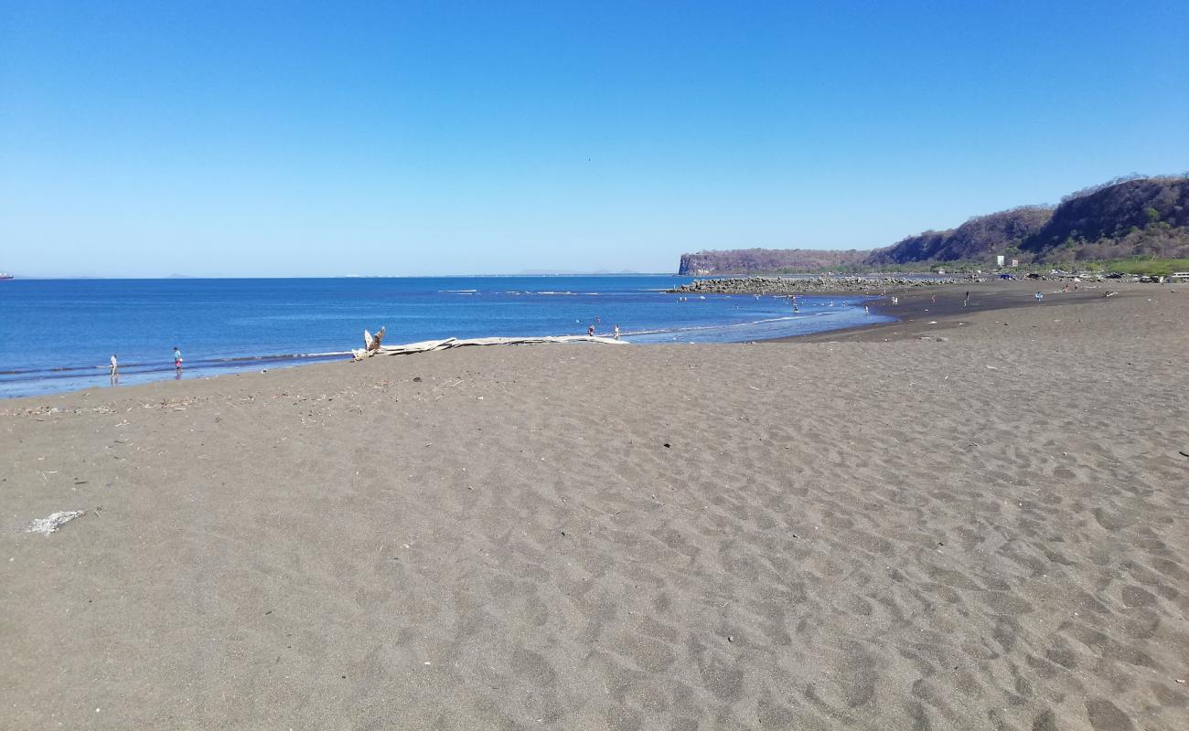 Playa Caldera Bulevar'in fotoğrafı gri kum yüzey ile