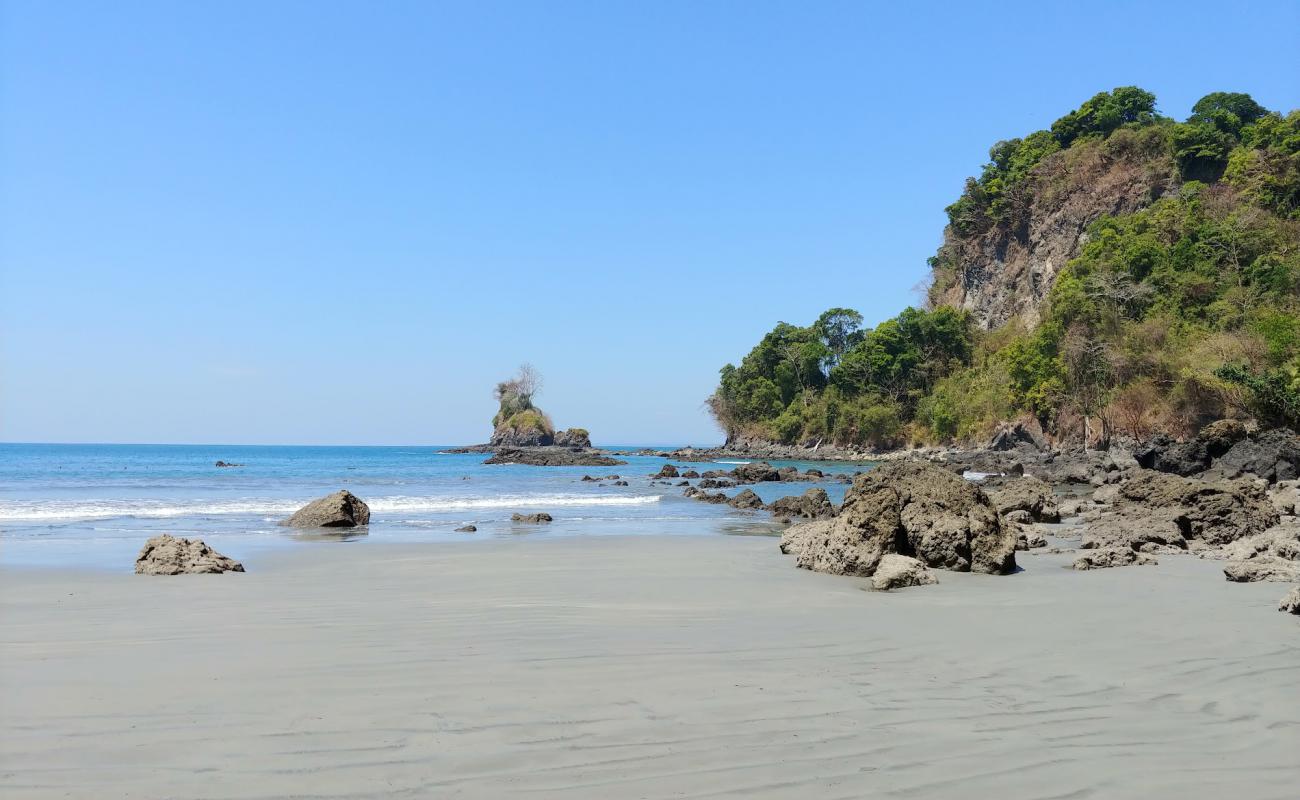 Playa La Macha'in fotoğrafı gri kum yüzey ile