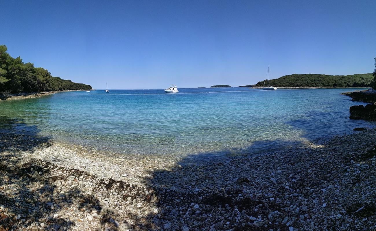 Knez beach'in fotoğrafı bej çakıl yüzey ile