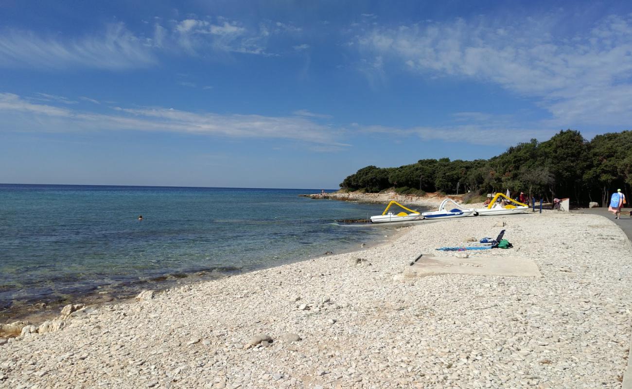 Barbariga beach'in fotoğrafı taşlar yüzey ile