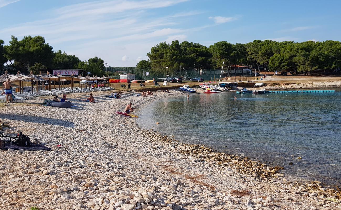 Plyazh Shkolich'in fotoğrafı bej çakıl yüzey ile