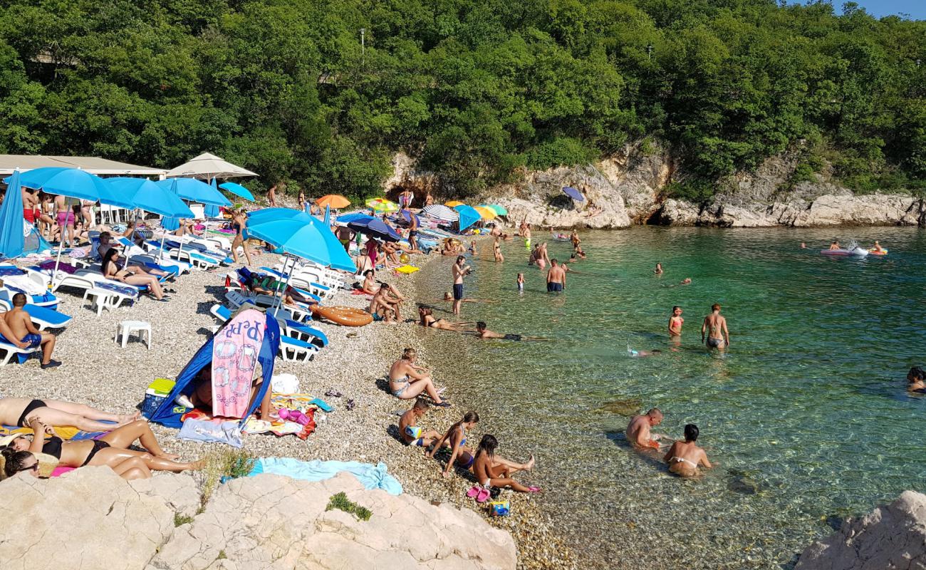 Svezanj Bay'in fotoğrafı koyu i̇nce çakıl yüzey ile