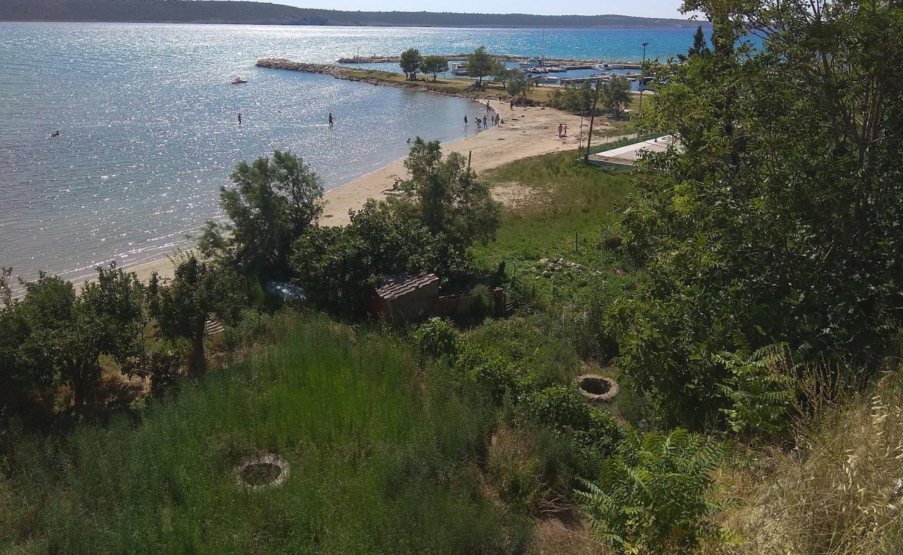 Plaza Ljubac'in fotoğrafı parlak kum yüzey ile