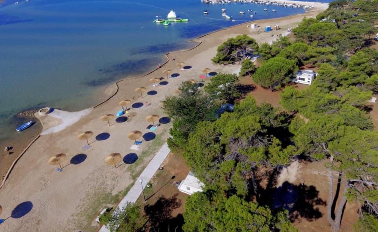 Dalmatia beach'in fotoğrafı parlak kum yüzey ile