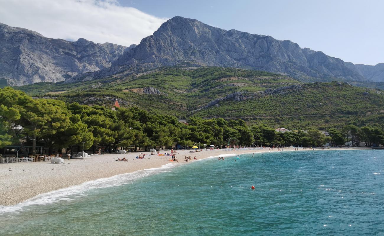 Promajna beach'in fotoğrafı çakıl ile kum yüzey ile