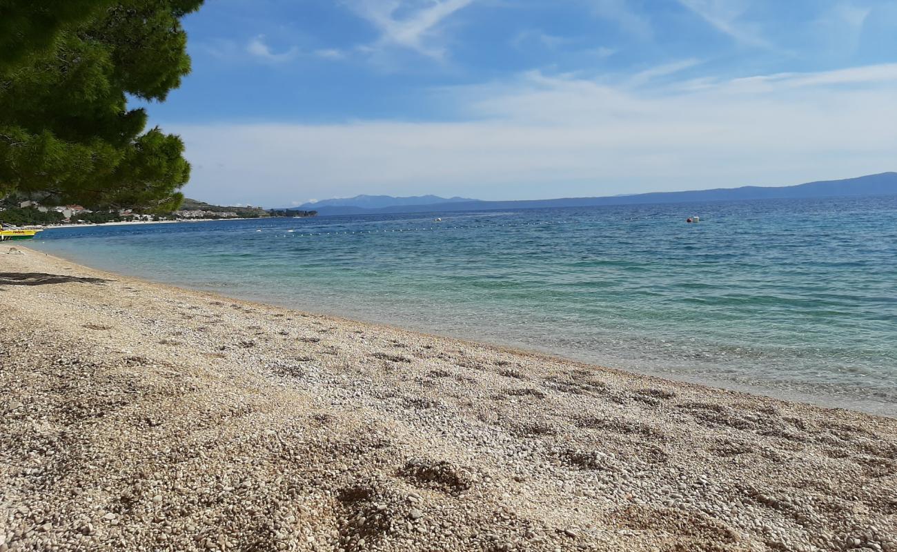 Slatina Plajı'in fotoğrafı hafif ince çakıl taş yüzey ile