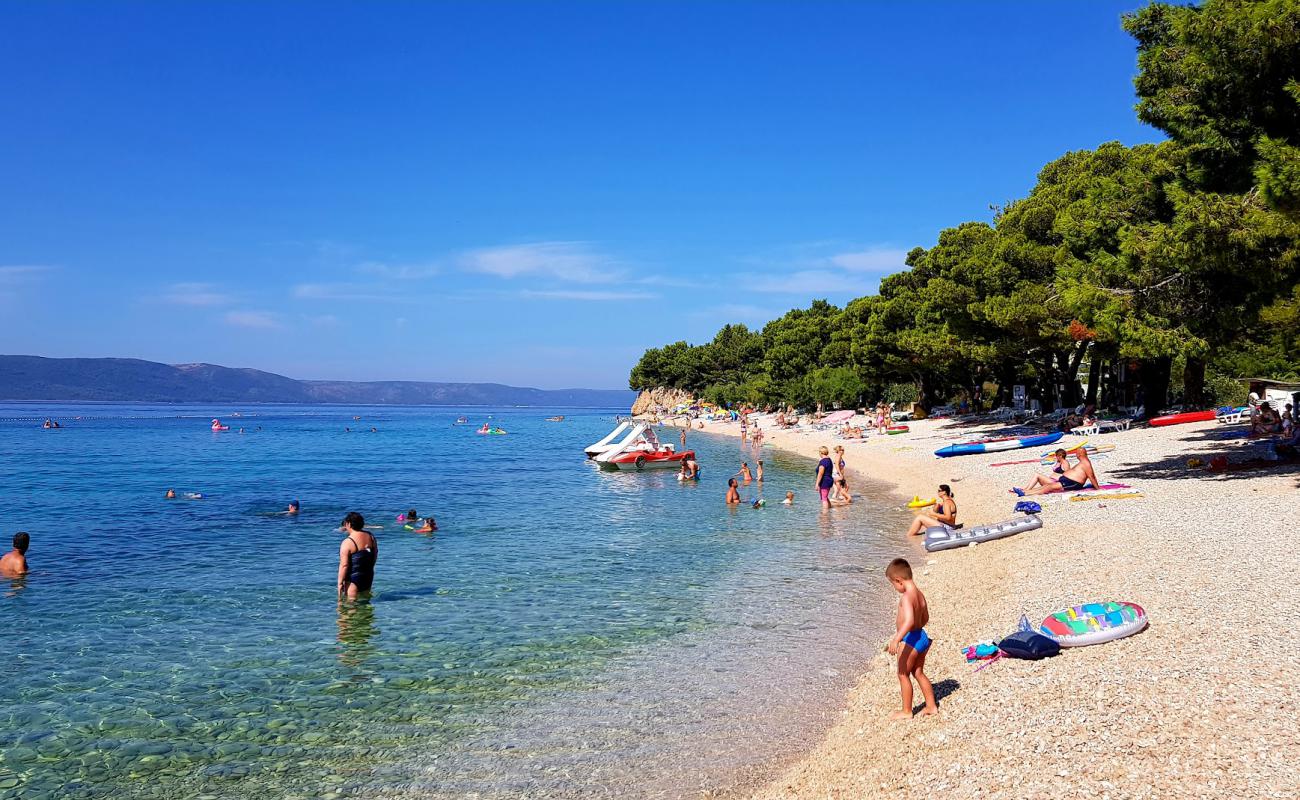 Blato beach'in fotoğrafı hafif ince çakıl taş yüzey ile