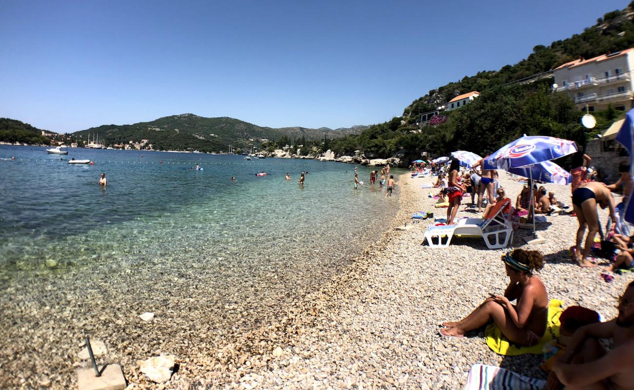 Stikovica beach'in fotoğrafı hafif çakıl yüzey ile