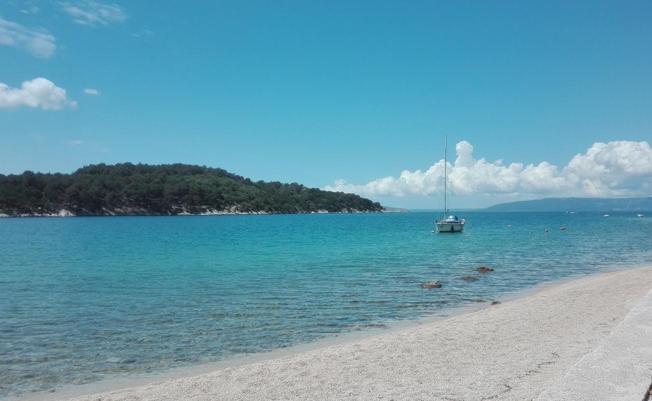 Melin beach'in fotoğrafı hafif ince çakıl taş yüzey ile