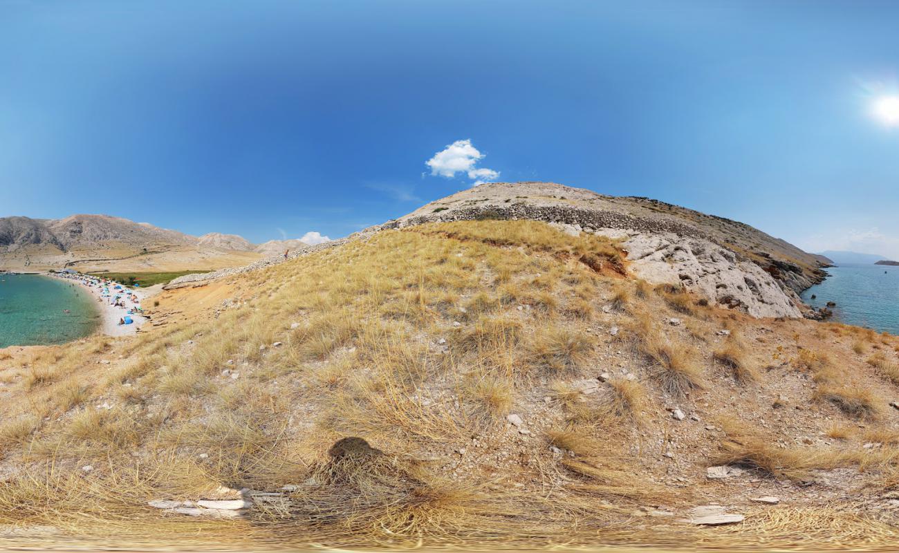 Vela luka Plajı'in fotoğrafı bej çakıl yüzey ile