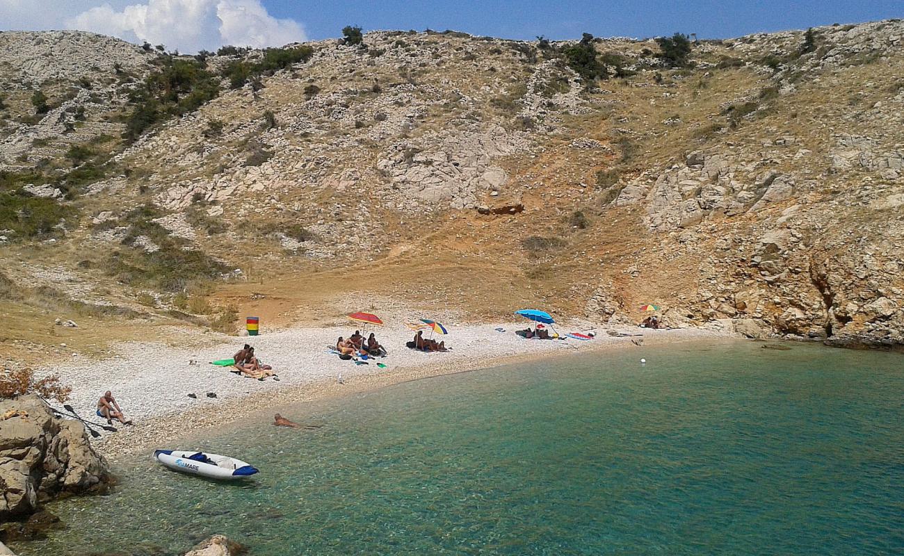 Dubna beach'in fotoğrafı hafif çakıl yüzey ile