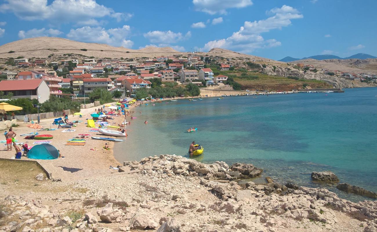 Zubovici beach'in fotoğrafı küçük bej çakıl yüzey ile