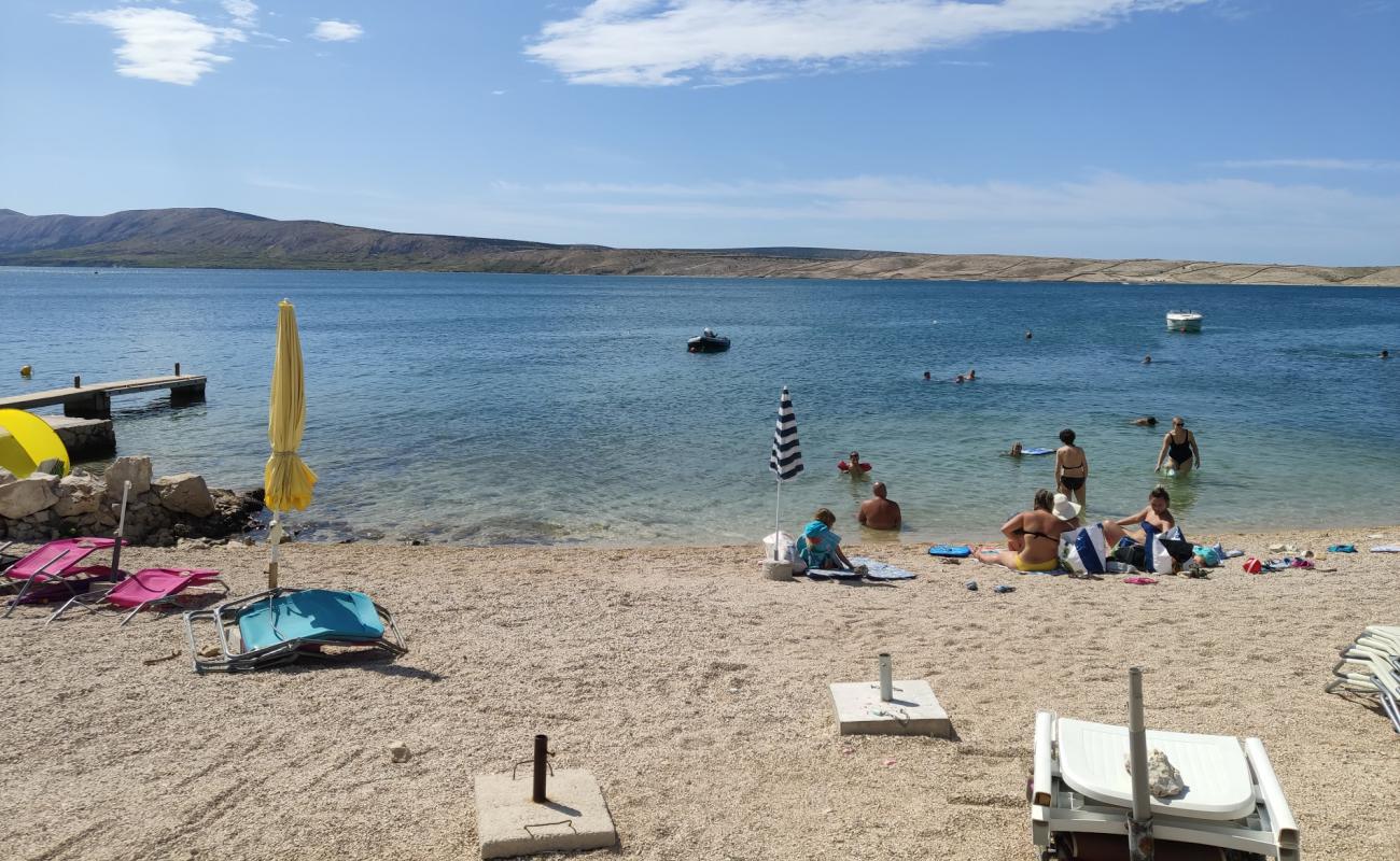 Vidalici beach'in fotoğrafı hafif ince çakıl taş yüzey ile