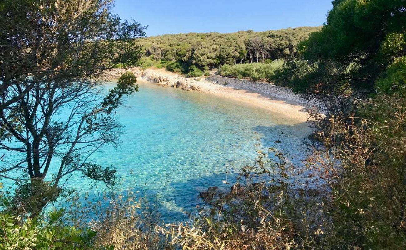 Dudici beach'in fotoğrafı bej çakıl yüzey ile