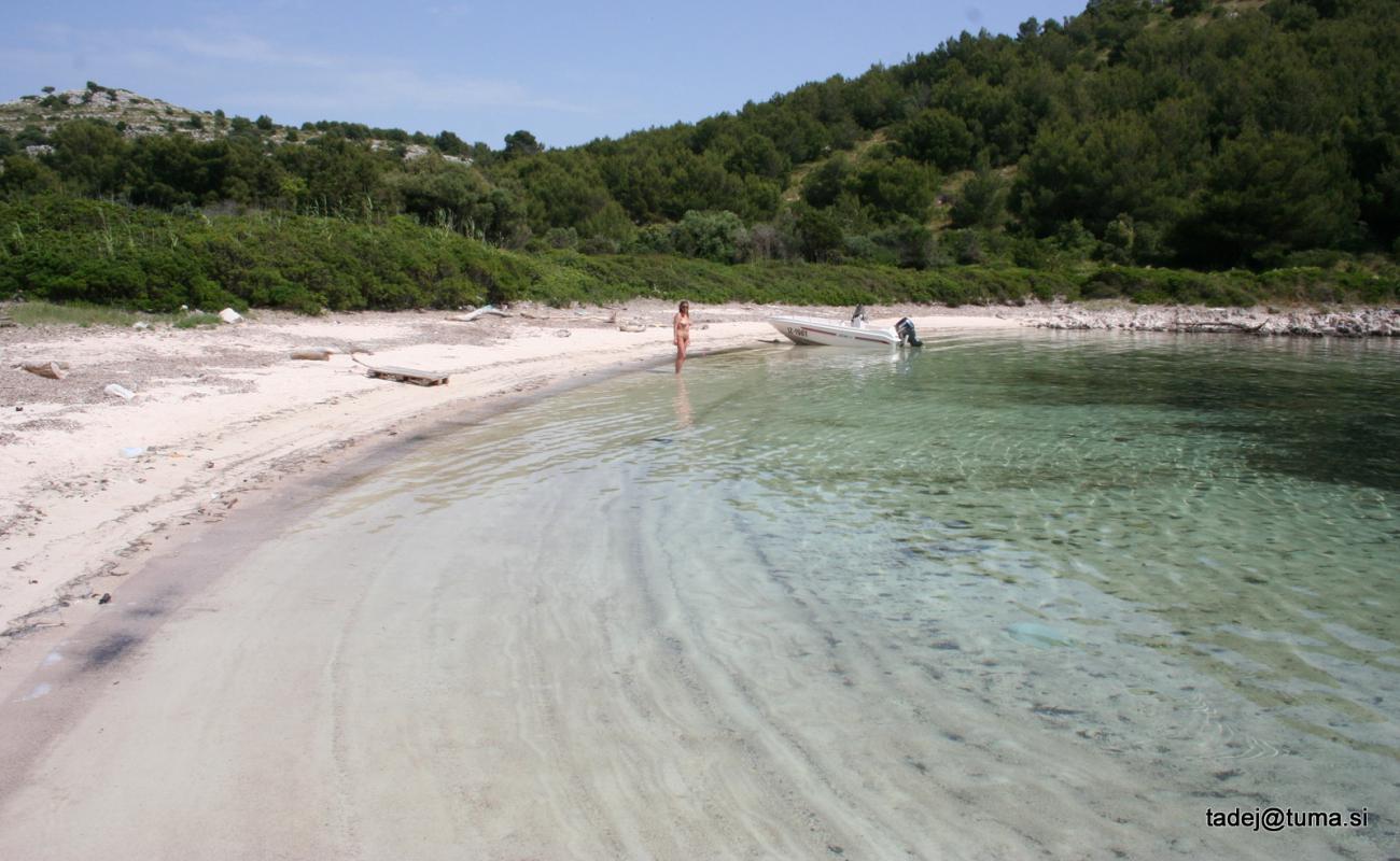 Lojisce beach'in fotoğrafı i̇nce bej kum yüzey ile
