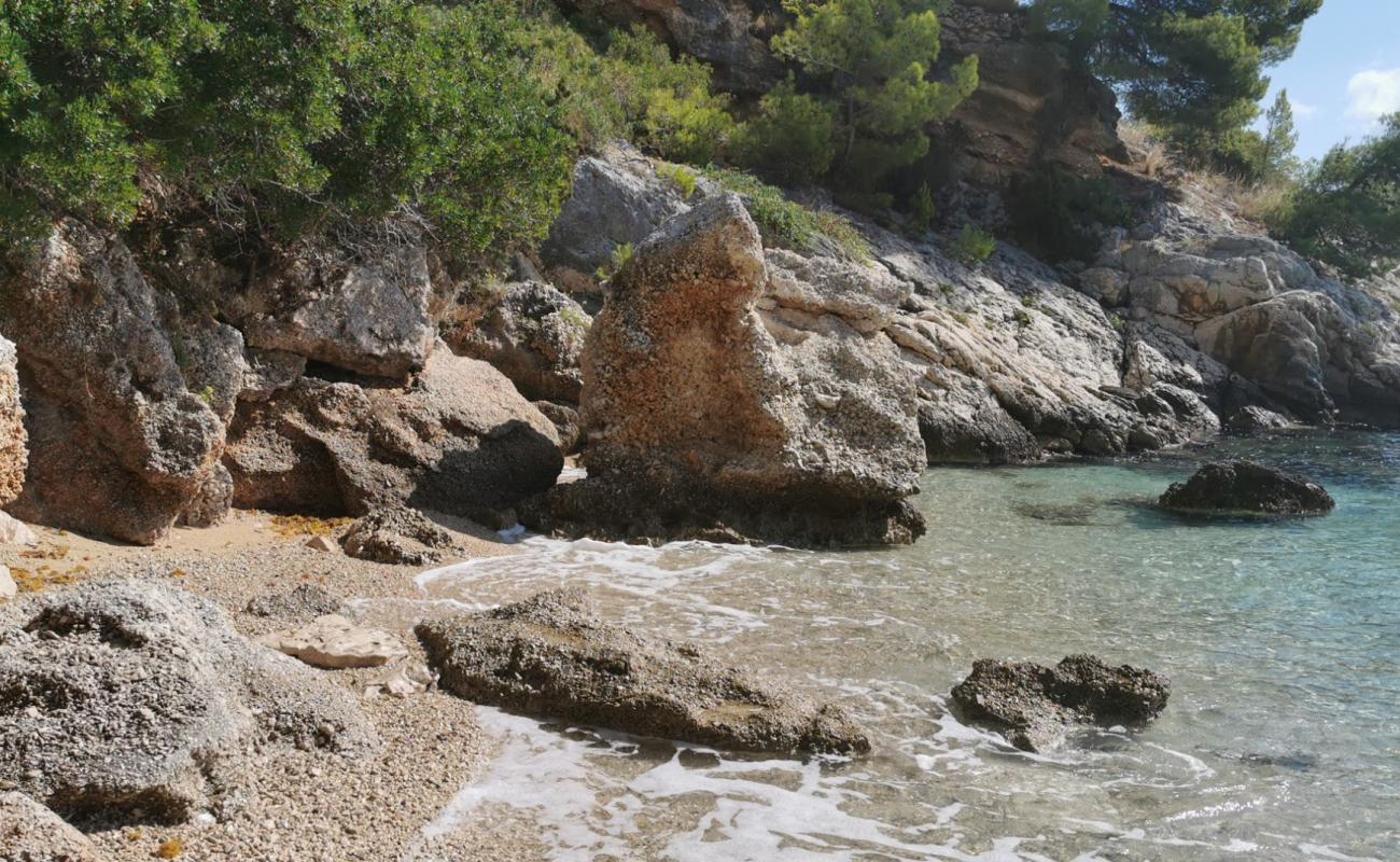 Paradise beach of Ciccio'in fotoğrafı hafif ince çakıl taş yüzey ile