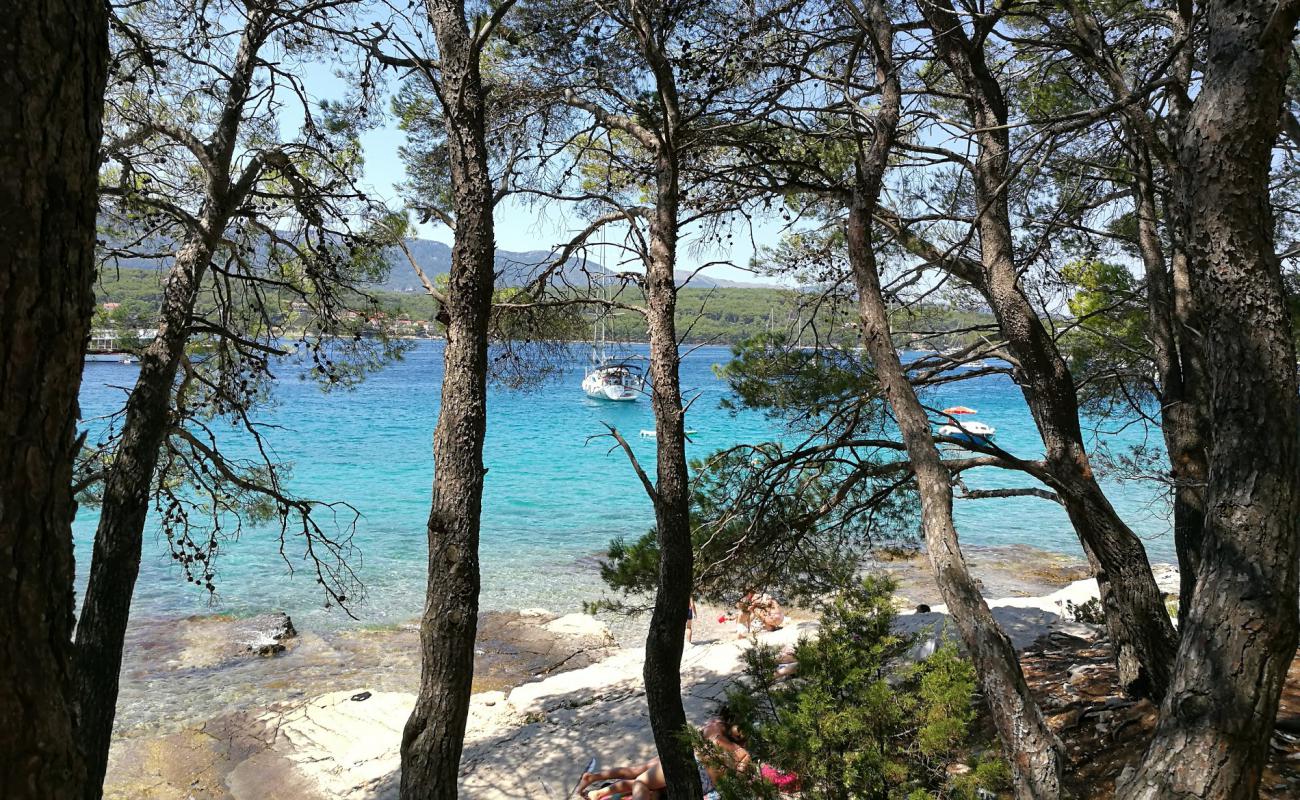 Paklena beach'in fotoğrafı taşlar yüzey ile