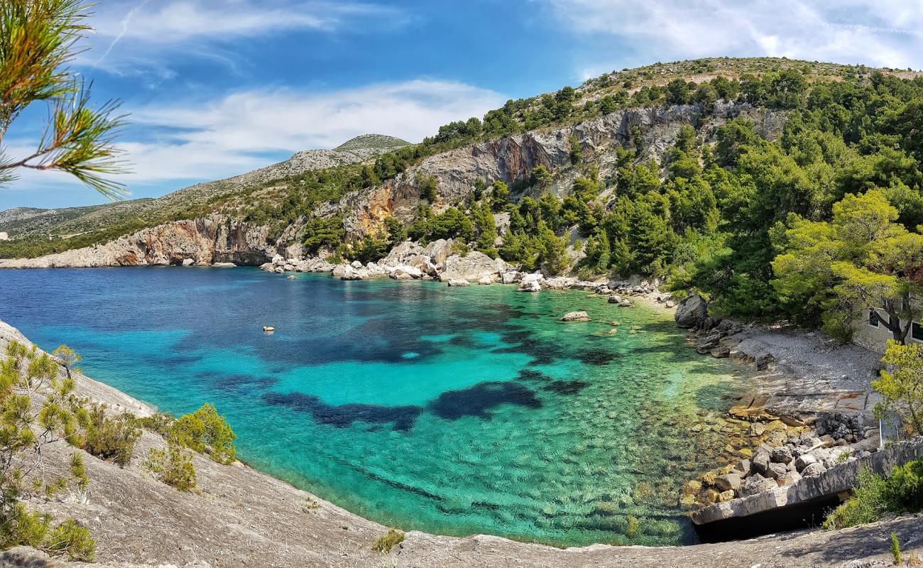 Malo Zarace beach'in fotoğrafı hafif çakıl yüzey ile