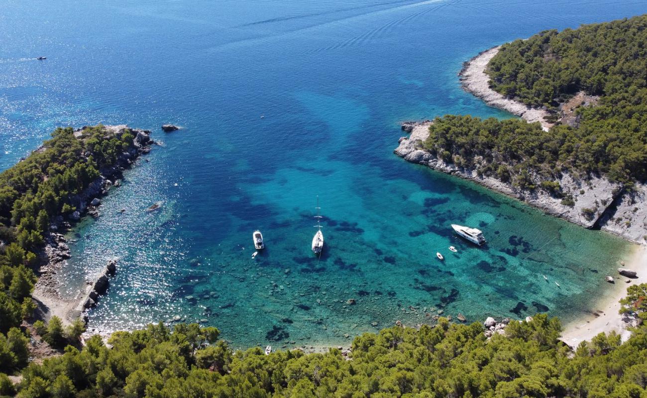 Velo Borce beach'in fotoğrafı hafif çakıl yüzey ile