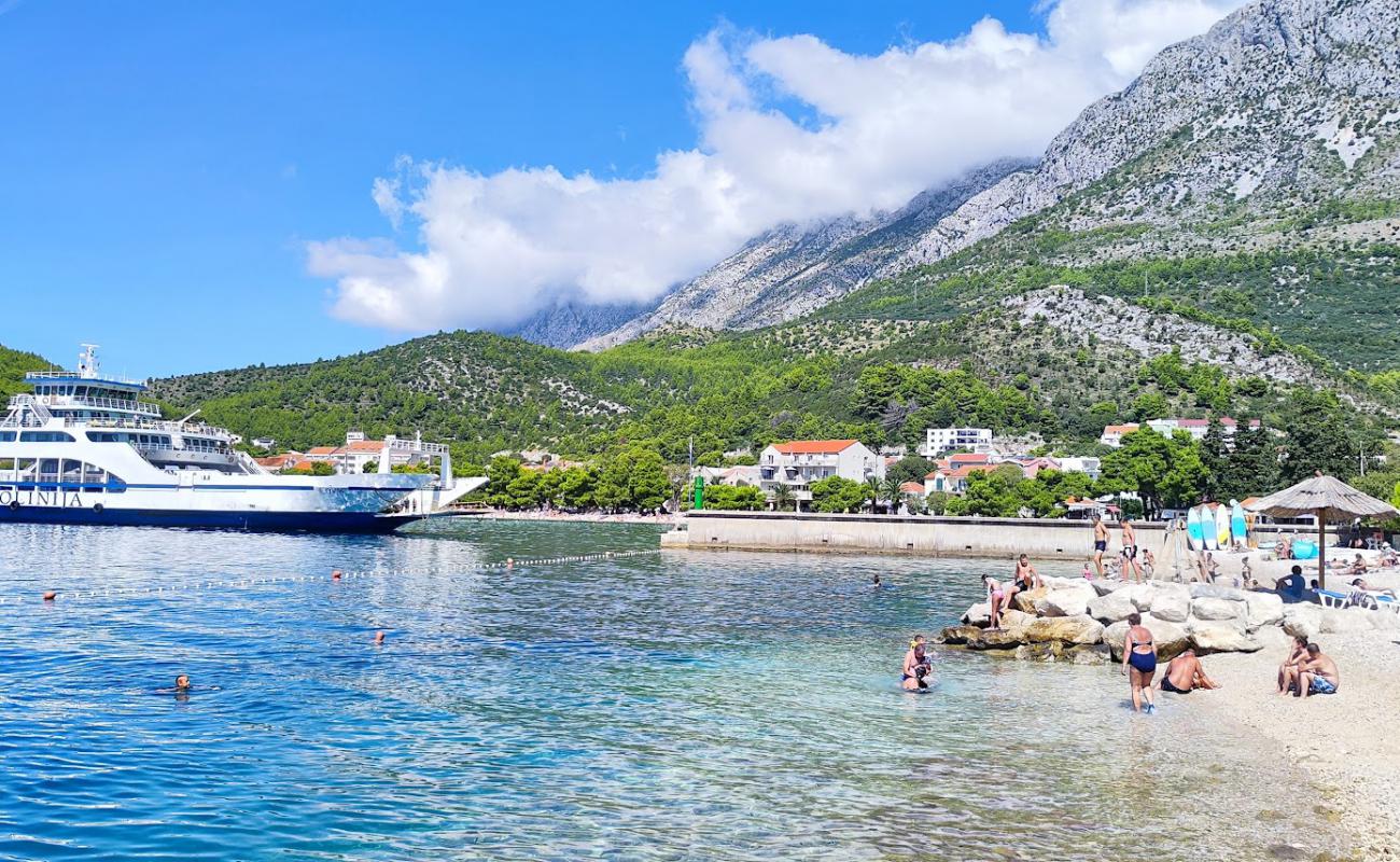 Beach Drvenik'in fotoğrafı hafif çakıl yüzey ile