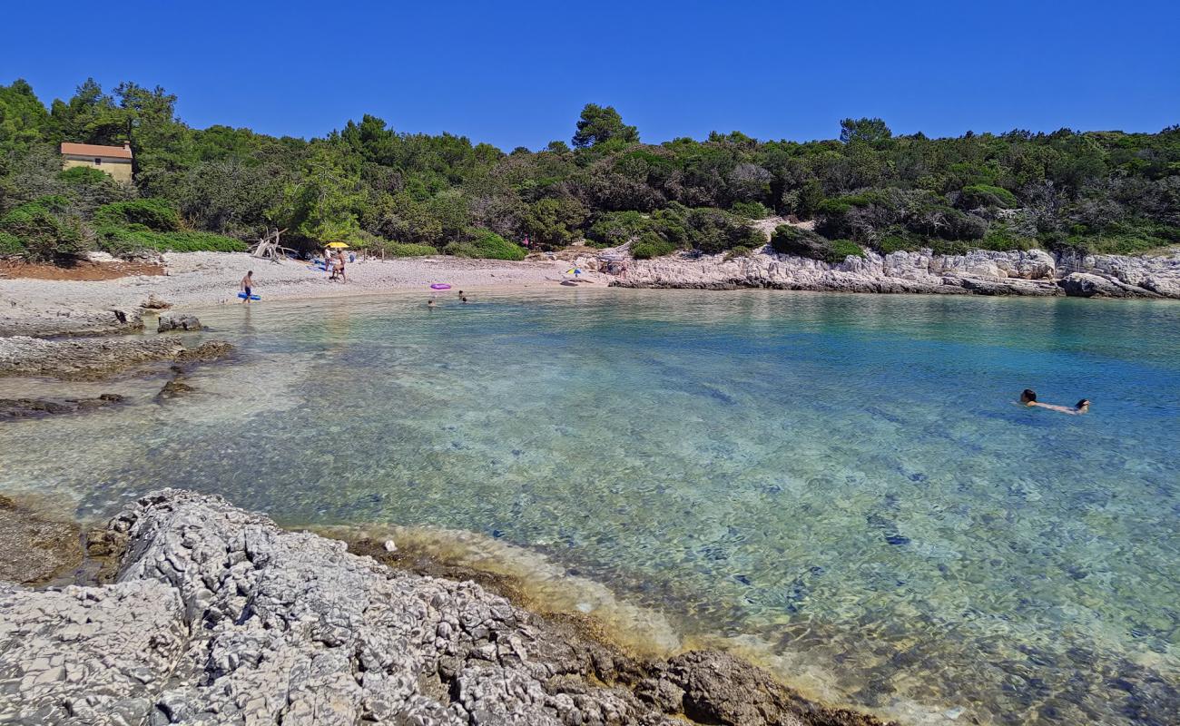 Uvala Zabodarski'in fotoğrafı taşlar yüzey ile