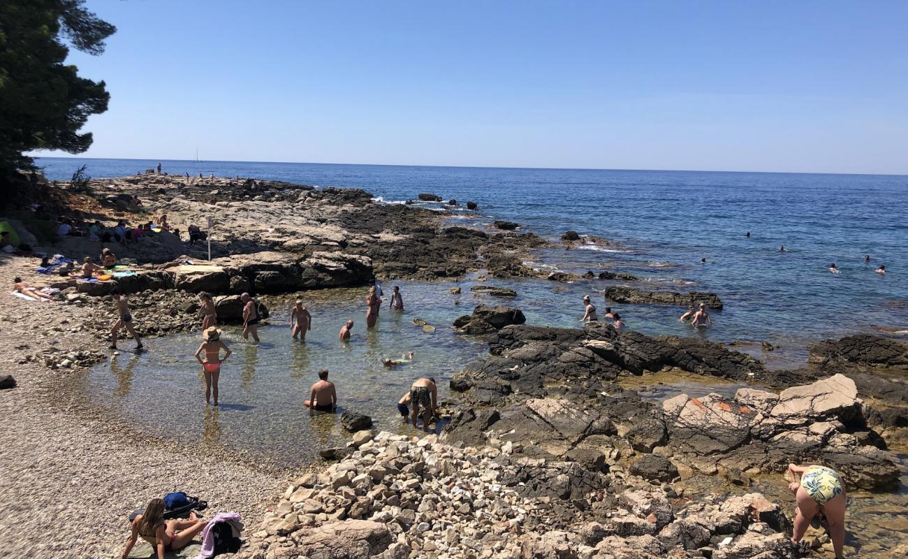 Lokrum Main Beach'in fotoğrafı taşlar yüzey ile