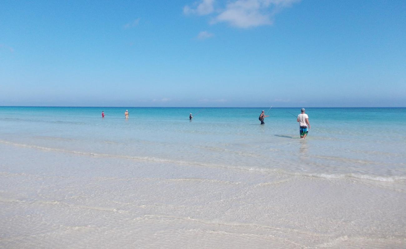 Playa Boca Ciega'in fotoğrafı parlak ince kum yüzey ile