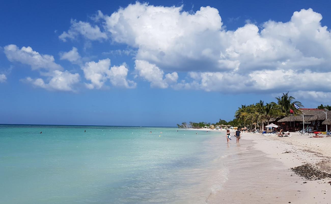 Cayo Jutia beach'in fotoğrafı beyaz kum yüzey ile